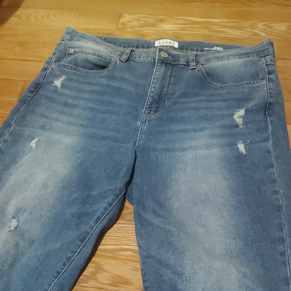 Nicole Miller Soho High Rise Skinny Crop Jeans
